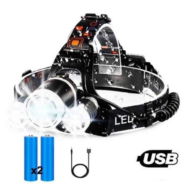 ヘッドライト LED 充電式 最強ルーメン LEDライト ヘッドランプ 10000ルーメン ジョギング 釣り 登山 自転車