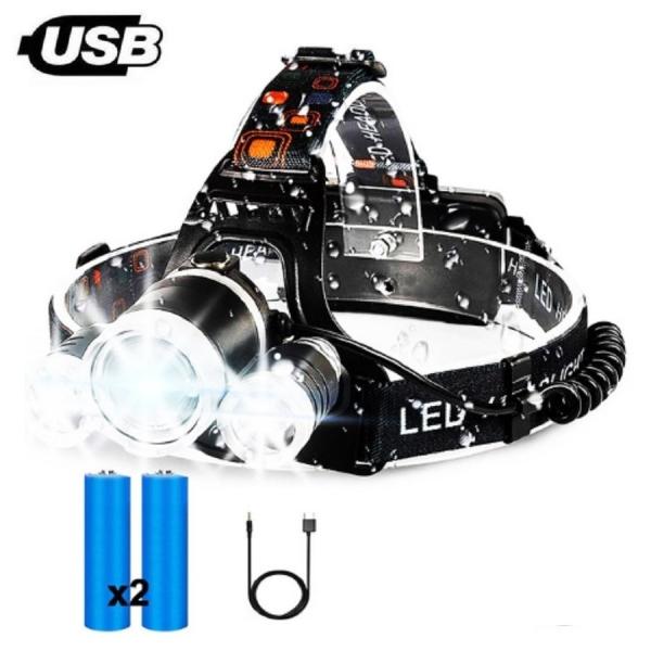 ヘッドライト 充電式 LED 最強ルーメン LEDライト ヘッドランプ 10000ルーメン 登山 釣り 自転車 ジョギング