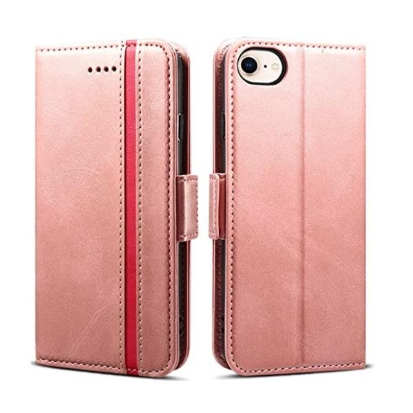 iPhone SE2 ケース 手帳型　ピンク