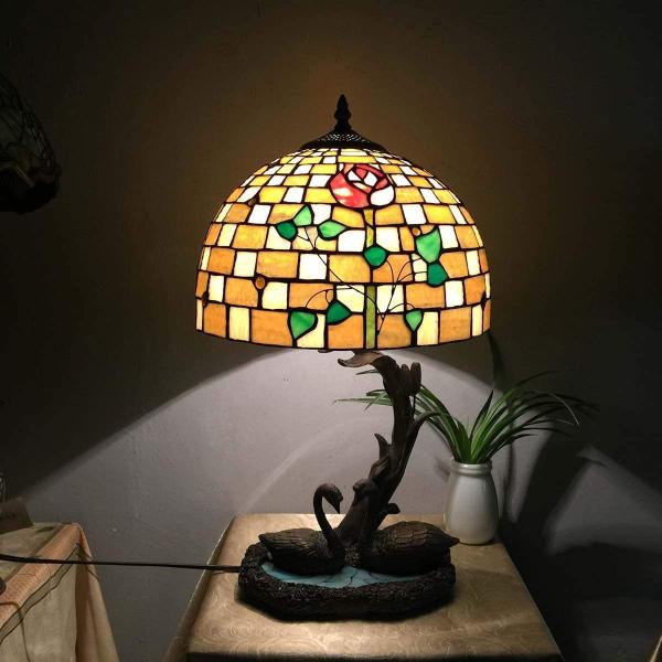 ステンドグラス デスクライト ロマンチック ベッドサイド