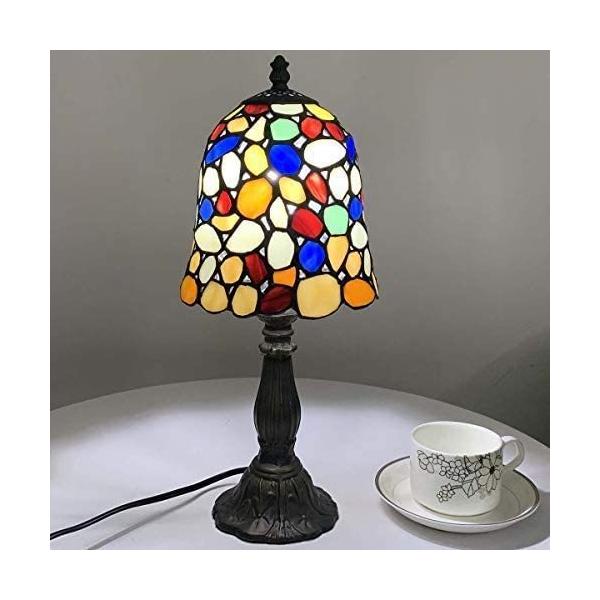 ステンドグラスランプ ステンドランプ オシャレ ベッドサイドランプ 間接照明 卓上照明