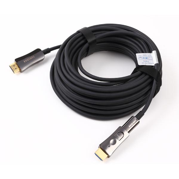 �z�Ǘp���E�� HDMI AOC�P�[�u�� 4K/60P HDR�Ή� HDMI���t�@�C�o�[�P�[�u��20m 18Gbps HD2AOCDP-20M�y�݌ɕi�z�y���������z ���i�摜2