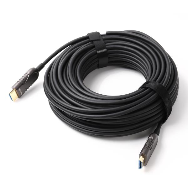 HDMI 4K/60P HDR�Ή� ���t�@�C�o�[HDMI�P�[�u��15m 18Gbps HD2AOCW-15M �X�^�[�P�[�u���y�݌ɕi�z ���i�摜4