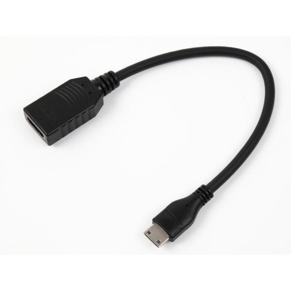 �䂤�p�P�b�g�֑������� �~�jHDMI HDMI �ϊ� mini �^�C�vC(�I�X)-�^�C�vA(���X) 15cm �t���n�C�r�W����(1080p)�Ή� HDM-015 �X�^�[�P�[�u���y�݌ɕi�z ���i�摜1