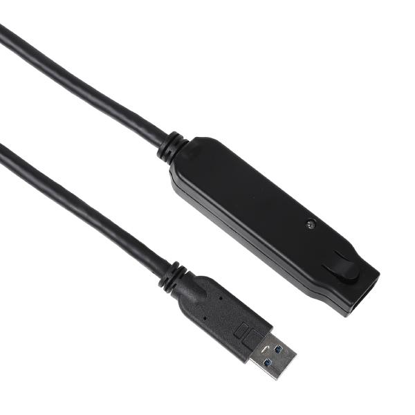 USB�P�[�u�� USB3.2 Gen2 �^�C�vA�I�X-�^�C�vC���X 5m �A�N�e�B�u�����P�[�u��(�f�[�^�̂ݑΉ�) US3AMCF050 �y�݌ɕi�z�y���������z ���i�摜1