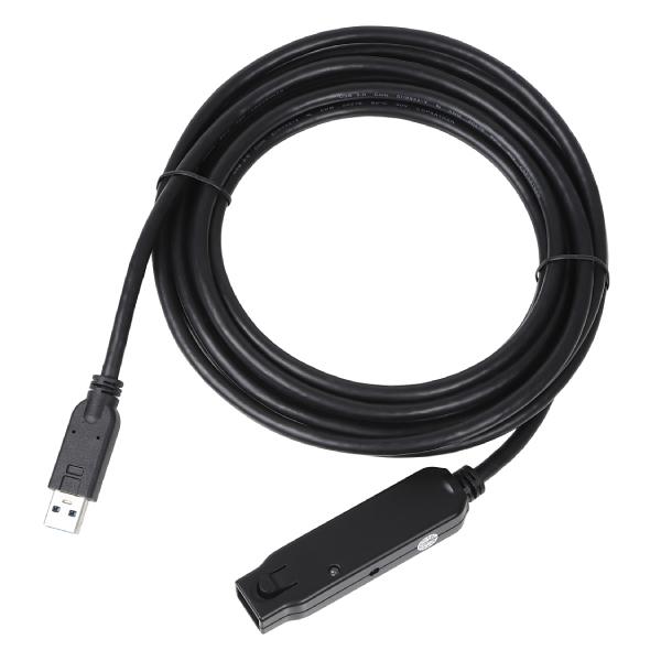 USB�P�[�u�� USB3.2 Gen2 �^�C�vA�I�X-�^�C�vC���X 10m �A�N�e�B�u�����P�[�u��(�f�[�^�̂ݑΉ�) US3AMCF100 �y�݌ɕi�z�y���������z ���i�摜2