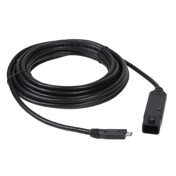 USB�P�[�u�� USB3.2 Gen2 �^�C�vC�I�X-�^�C�vA���X 10m �A�N�e�B�u�����P�[�u��(�f�[�^�̂ݑΉ�) US3CMAF100 �y�݌ɕi�z�y���������z ���i�摜3