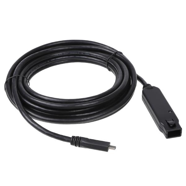 USB�P�[�u�� USB3.2 Gen2 �^�C�vC�I�X-�^�C�vC���X 10m �A�N�e�B�u�����P�[�u��(�f�[�^�̂ݑΉ�) US3CMCF100 �y�݌ɕi�z�y���������z ���i�摜3