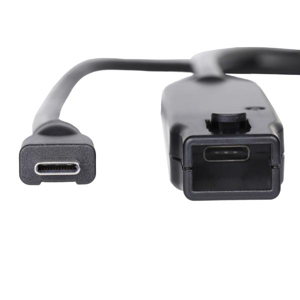 USB�P�[�u�� USB3.2 Gen2 �^�C�vC�I�X-�^�C�vC���X 10m �A�N�e�B�u�����P�[�u��(�f�[�^�̂ݑΉ�) US3CMCF100 �y�݌ɕi�z�y���������z ���i�摜4