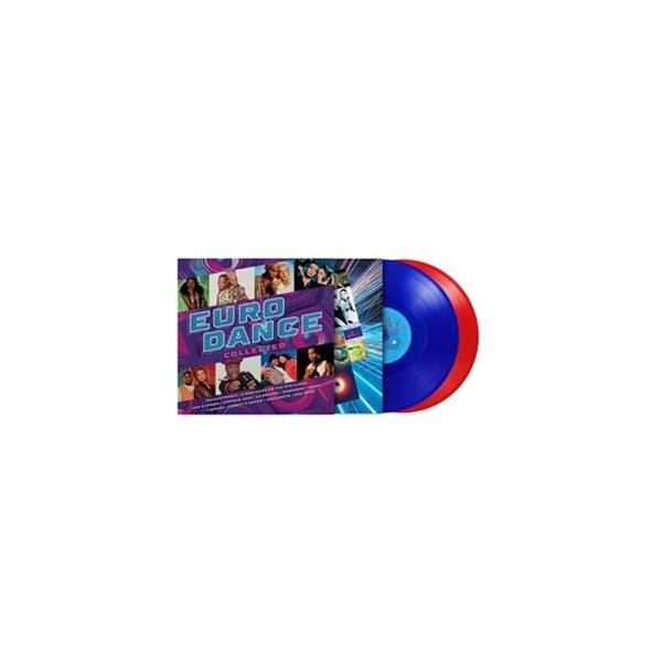 輸入盤 VARIOUS / EURODANCE COLLECTED （LP1 TRANSLUCENT BLUE ＆ LP2 TRANSLUCENT RED） [2LP]
