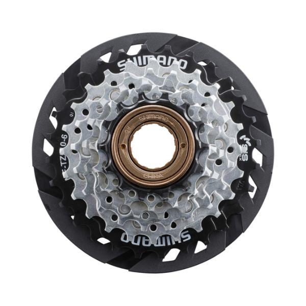 他サイト： SHIMANO(シマノ) MF-TZ510 6S 14-28T スポークプロテクタ付 EMFTZ5106428CPの商品画像