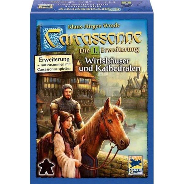 カルカソンヌ：宿屋と大聖堂 拡張セット1 (2015年版)　Carcassonne: Wirtshauser und Kathedralen (Erw. 1, 2015 Edition)　　外国語版　ボードゲーム