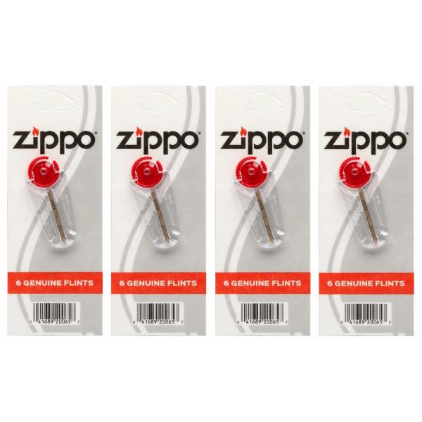 ZIPPO社製ライター用の着火石（6石入り）×4個（合計24石）です。ZIPPO社製純正品になります。※通常の郵便で発送致します（定形郵便もしくはミニレター）。　土曜日、日曜日、休日の配達が無いため、お届けに日数がかかります（最大１週間程度...