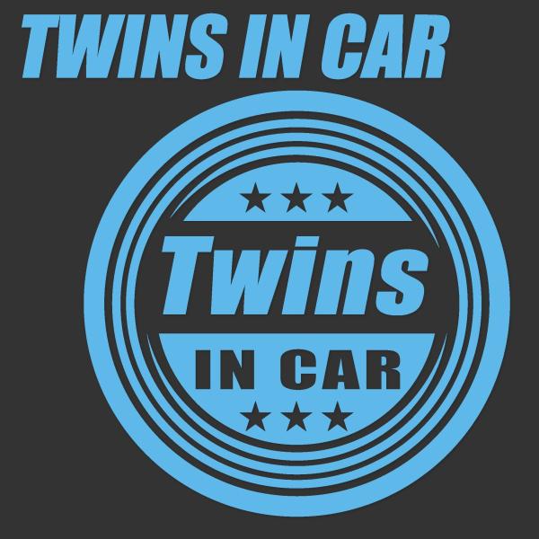TWINS IN CAR　ツインズインカーステッカー　クールなアメリカン　お試しサンプル付
