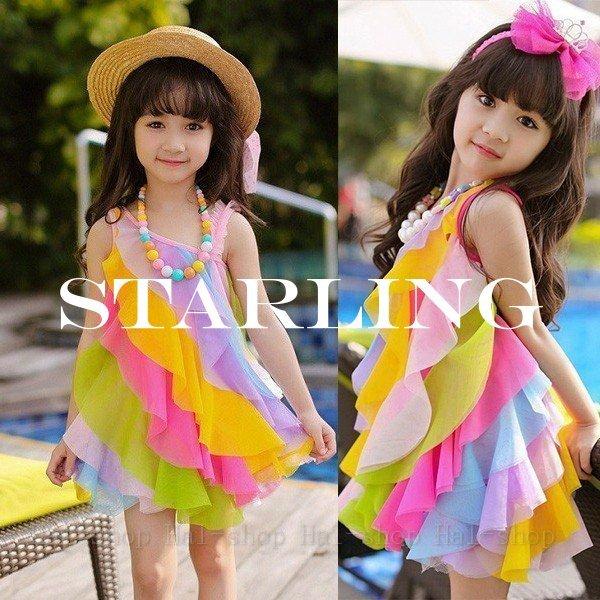 キッズ ドレス レインボー キッズワンピースの人気商品 通販 価格比較 価格 Com