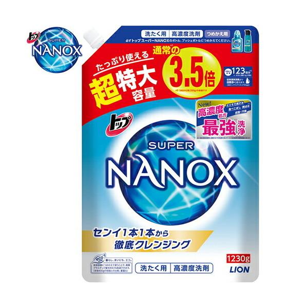 LION　トップ スーパーNANOX(ナノックス) つめかえ用 特大 900g　