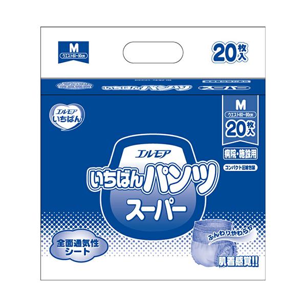 エルモア いちばんパンツ スーパー Mサイズ 20枚入✖️8 エルモア いちばん パンツ スーパー Mサイズ 20枚入 ＊カミ商事
