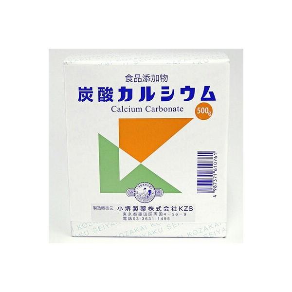 炭酸カルシウム 食添 500g ＊小堺製薬