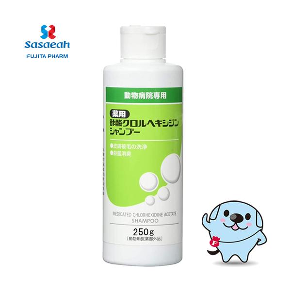 薬用酢酸クロルヘキシジンシャンプー 犬猫用 250g ＊ささえあ製薬 フジタ製薬 :4987765114943-0:スターモール 通販  