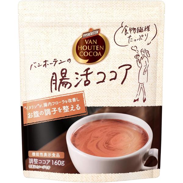 他サイト： 「送料無料」バンホーテン 腸活ココア 160gの商品画像