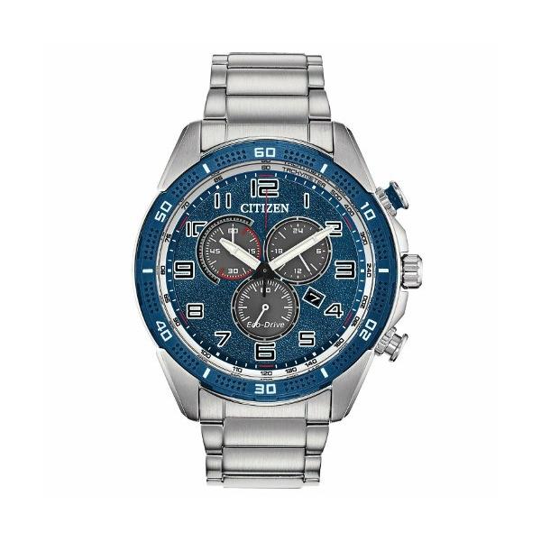 シチズン 逆輸入 エコドライブ メンズ クロノグラフ ウォッチ CITIZEN 
