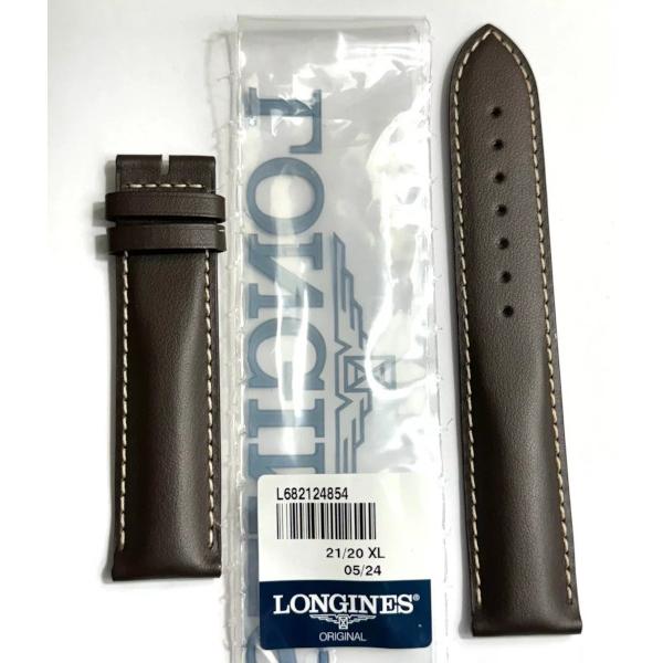 【未使用】ロンジン純正レザーベルト 21mm LONGINES（ロンジン） 純正ベルト L682124854 レザーバンド ストラップ