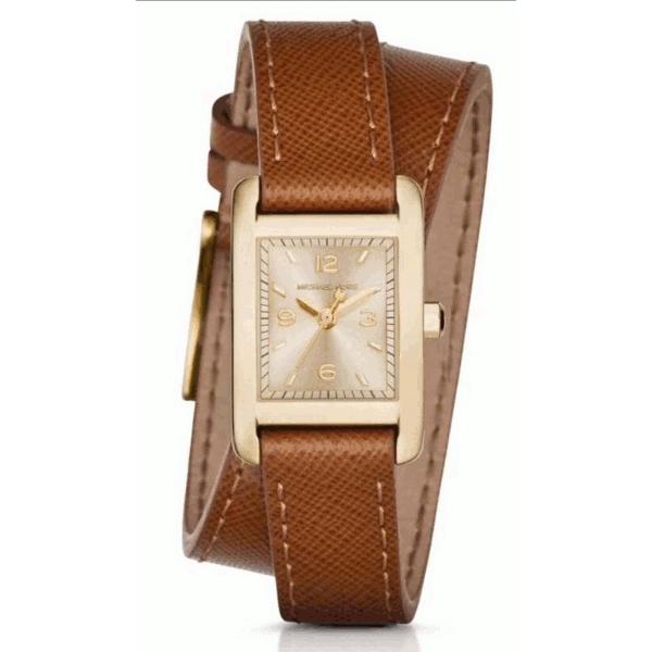 Michael Kors Mk2441 マイケルコース レディース 腕時計 ウォッチ 二重巻 レザーベルト ゴールド ブラウン 角 スクエア Buyee Buyee Japanese Proxy Service Buy From Japan Bot Online