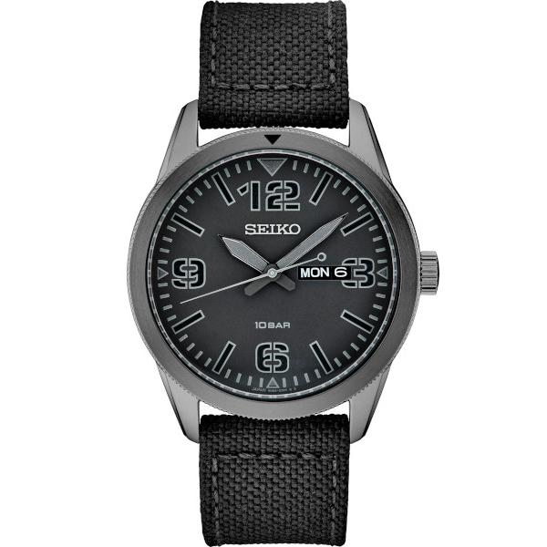 SEIKO セイコー SUR495 逆輸入 ミリタリー デイデイトカレンダー 