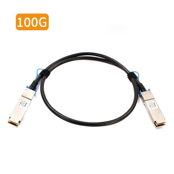 Fibermall製 光モジュール DACケーブル 光ファイバー トランシーバー 100G H3C互換 QSFP28 1m パッシブダイレクト アタッチ 3年保証 ファイバーモール