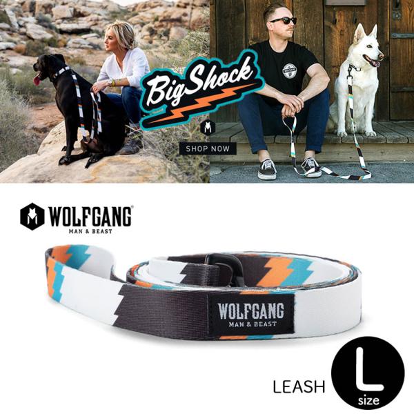 犬 リード ウルフギャング WOLFGANG BigShock Leash（L size 全長：183cm）アメリカンメイド ネコポス便対応  :wolf0-bigs-220124-l-2l:STARRY 通販 