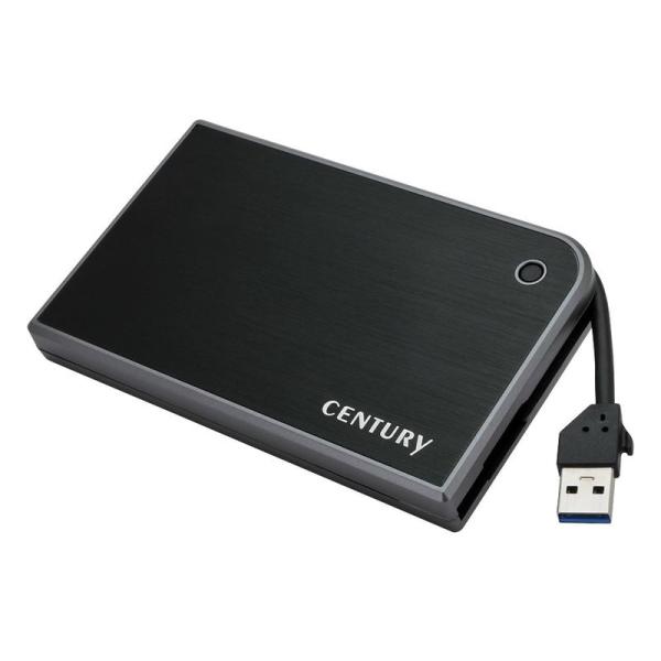センチュリー MOBILE BOX USB3.0接続 SATA6G CMB25U3BK6G ブラック/グレー