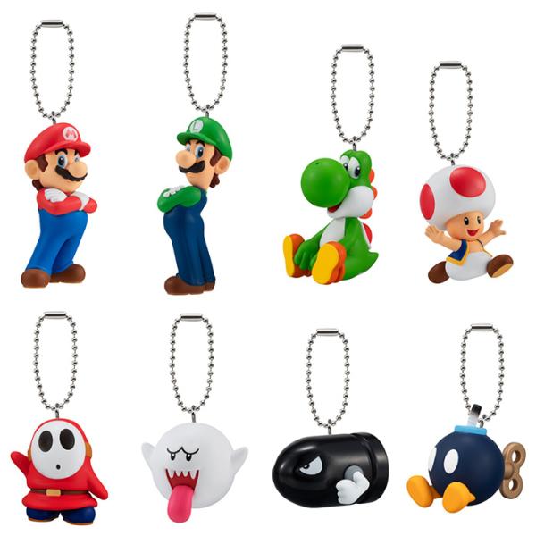 トコトコマリオ　どかんセット　リングコレクション　キーホルダー　サーティーワン トコトコマリオ どかんセット リングコレクション キーホルダー