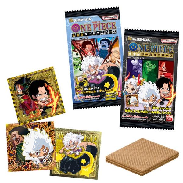BANDAI Candy にふぉるめーしょん ワンピース大海賊シール