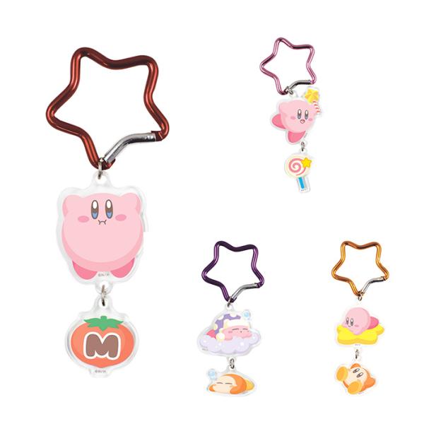 星のカービィ アクリルキーホルダー セット メール便 送料無料 星のカービィ カラビナ付き アクリル