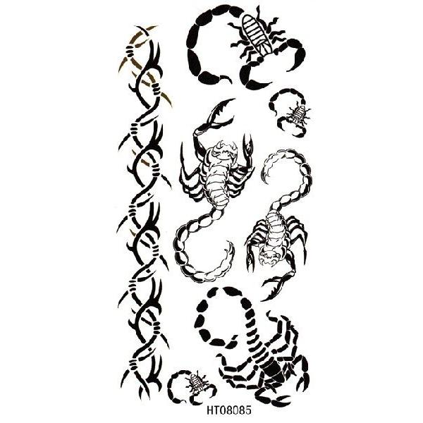 タトゥーシール サソリ 蠍 トライバル 12x6cm ハロウィン 仮装 コスプレ Ht Ht スターショップ 通販 Yahoo ショッピング