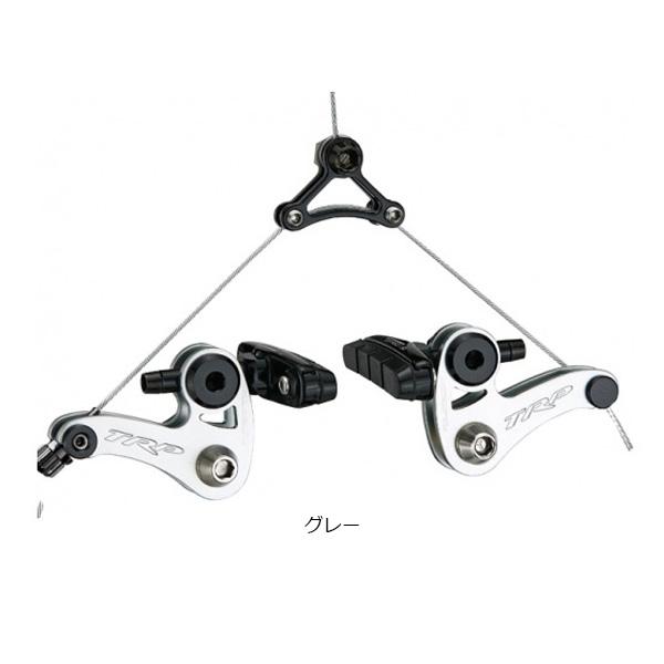 大処分 TRP EURO-X 耐久性 軽量化を追求し CNC削り出しボディ 重量も僅か120g シクロクロス ガンメタ 前後セット 24094 レターパック可