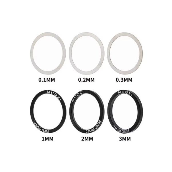 処分 SHIMANO シマノ ホローテッククランクシャフト 対応 径24ミリ ワッシャー4枚セット 1430 ゆうメール可