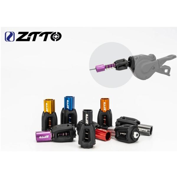 処分 ZTTO シフターケーブルアジャスターネジ 2個調整ボルト M5 樹脂＋アルミCNC 銀色 1438 ゆうメール可