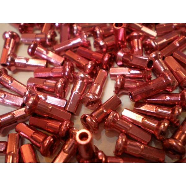 在庫限り カラー アルミ ニップル ホシ製 ♯15×12mm ピンク 補修用 1個の値段です ゆうメール可