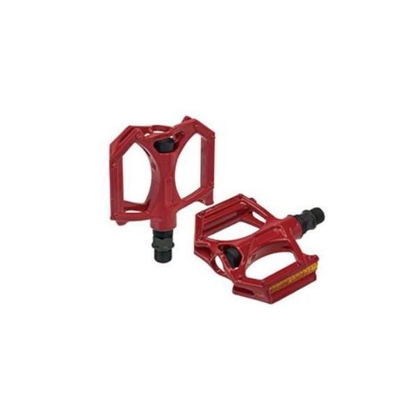 処分 GIZA PRODUCTS ギザ プロダクツ M195DU 回転硬め ペダル 左右セット RED レッド PDL15105 ゆうメール可