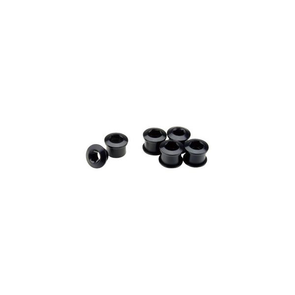 GIZA PRODUCTS（ギザプロダクツ） チェーンリングボルト 5個セット 4.5mm シングル用 黒 00400 ゆうメール可
