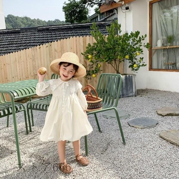 韓国子供服 ワンピース 女の子 新作 ファッション お姫様 プリント柄 スウィート 七五三 合唱衣装 韓国風 可愛い 春秋 発表会80 90 100 110 1 Larometmetal Ro
