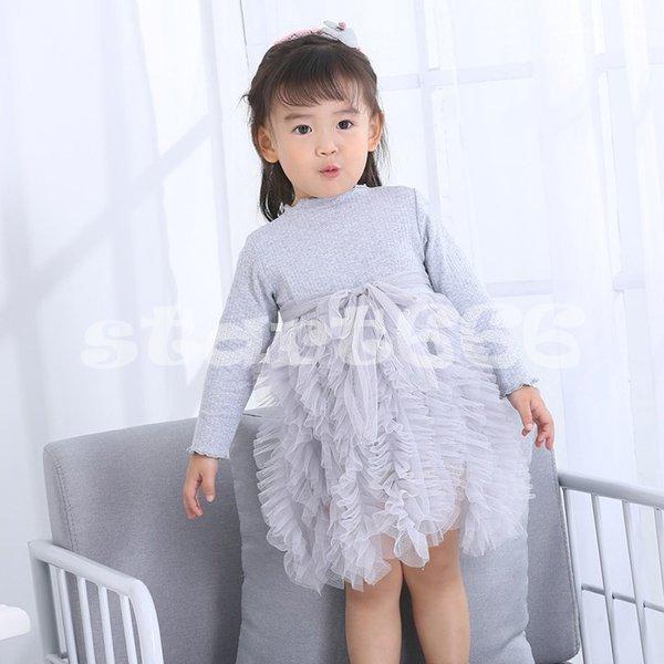 ワンピース ドレス 子供服 キッズ 女の子 メッシュ リボン結び 長袖 チュール フリフリ 可愛い おしゃれ ガーリー お出掛け Ldhbc501 Top ストア666 通販 Yahoo ショッピング