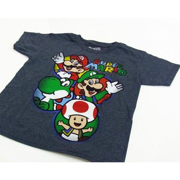 マリオtシャツ キッズサイズ マリオサークルグレー 5才前後サイズ スタートレードカンパニー 通販 Yahoo ショッピング