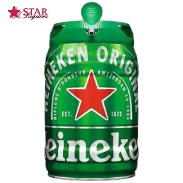 敬老の日 ハロウィン Heineken 樽生 ビール 5L ドラフト ケグ 5L Heineken ハイネケンビール 樽ビール オランダ産 美味しい 鮮度キープ パーティ BBQ イベント