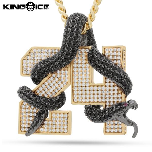 ネックレス King Ice キングアイス ブラックマンバ メンズ 男性