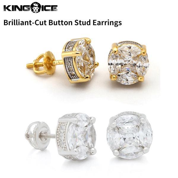 ピアス キングアイス King Ice ブリリアントカット イヤリング メンズ