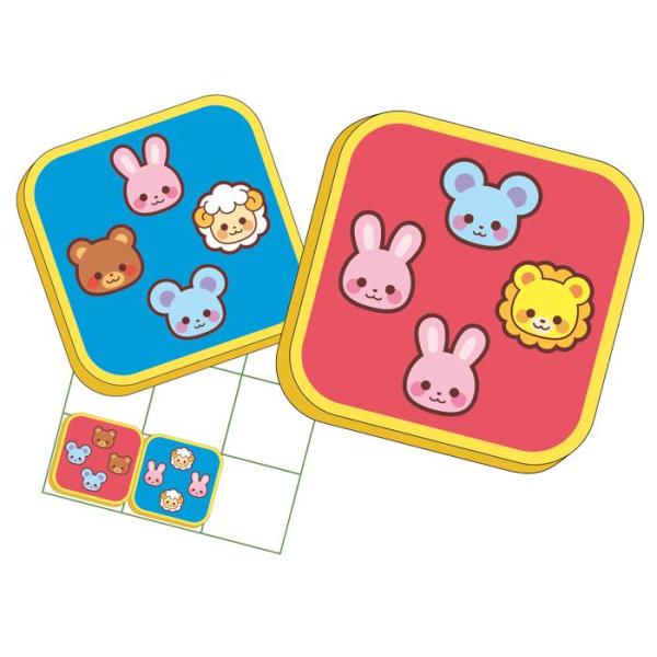 2〜4人用 3種のゲームで遊べる！商品サイズ台紙：200×200mm、コマ：50×50×5mmセット内容本体×1