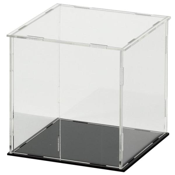 ディスプレイボックス 組立式 (100×100×100mm) 58428 アクリルケース 透明ケース キューブ型 展示ケース 収納ケース 小物入れ 組み立て式 10cm DIY