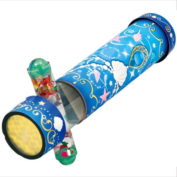 希少！綺麗！　ガラス万華鏡 小野寺慶子・良明「蓮雅（薄紫色）」(OK6018)2ミラー・オイルタイプ